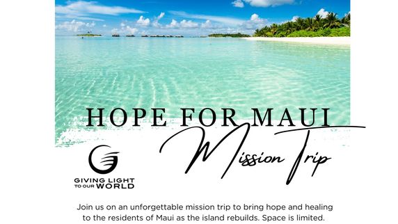 GLOW Mission trip to Maui