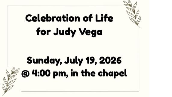 Celebration of Life for Judy Vega