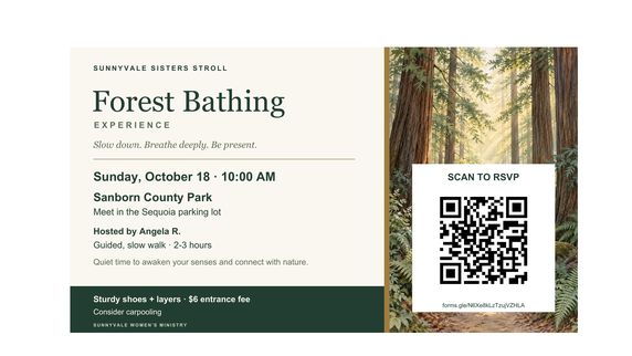 Sisters Stroll: Forest Bathing