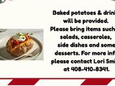 Christmas Baked Potato Potluck Image